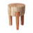 Solid + Manufactured Wood Accent Stool
