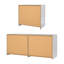 Ensemble de chambre à coucher 2 pièces Yarbrough - Commode double 6 tiroirs et commode-1574778483-1569650184