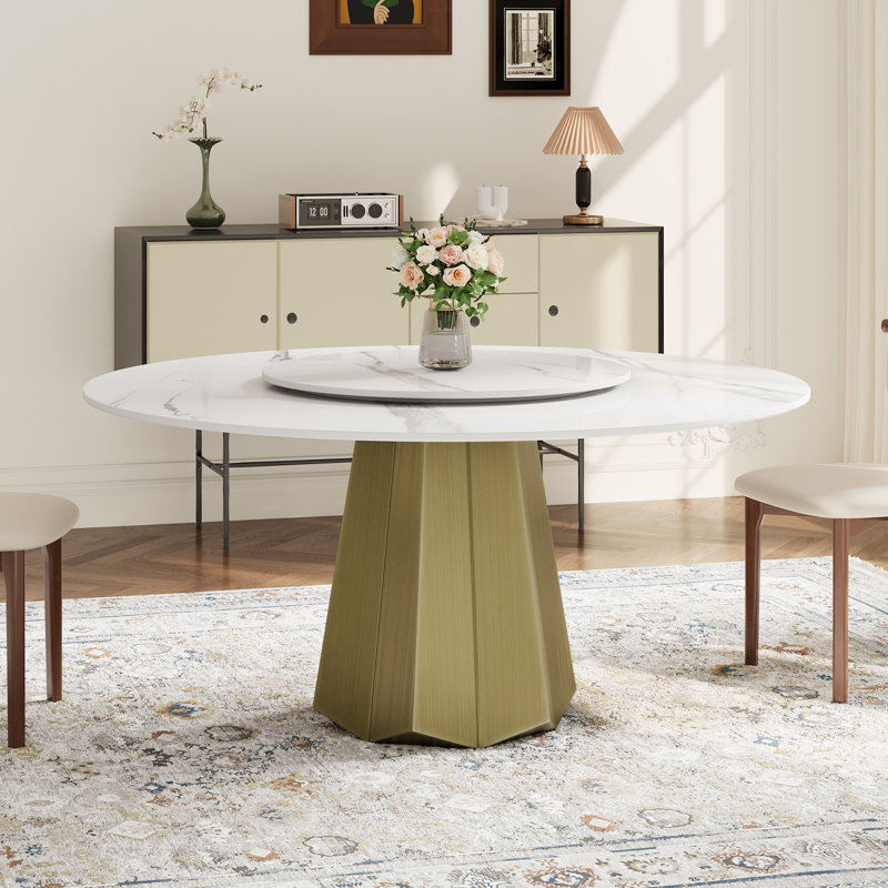 59" Round Modern Dining Table