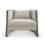 Cut Away Upholstered Barrel Chair