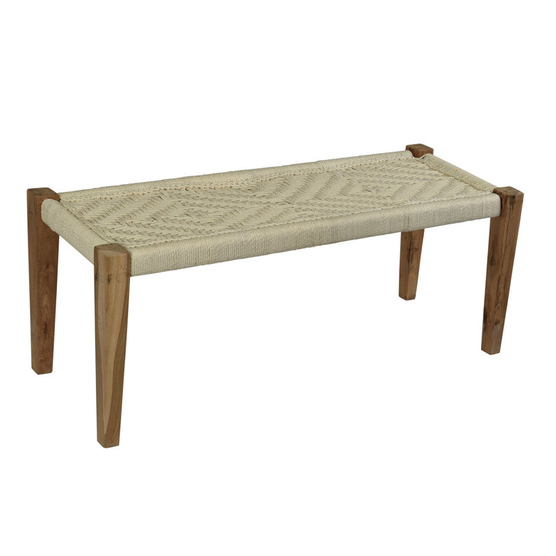 Banc en bois massif, Ivoire