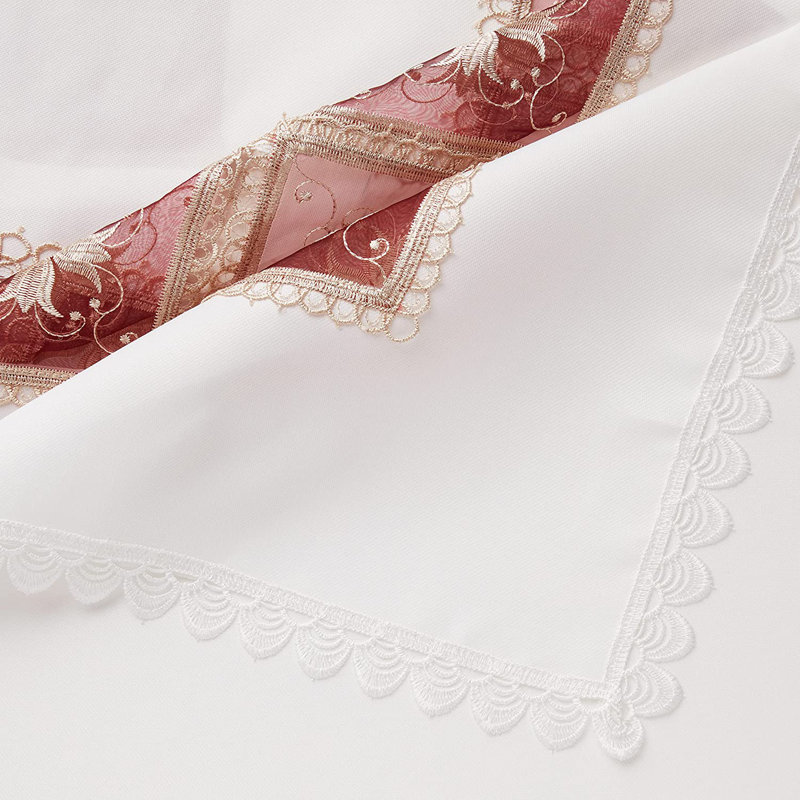 Fête Cambria, L 105 po x l 70 po, Blanc