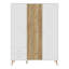 HARLLSON 3 Door Manufactured Wood Wardrobe-1032815317