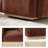 Berklie 35"W Modern Boucle Chenille Swivel Armchair With Solid Wood Base-1432886909