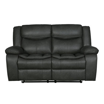 Apollonie 64'' Faux Leather Reclining Loveseat