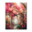 Horloge murale moderne rose-99629584