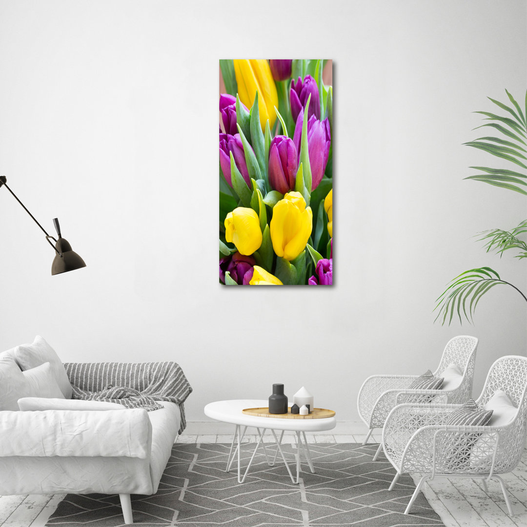 Pittsfield Bunte Tulpen - Kunstdrucke auf Leinwand