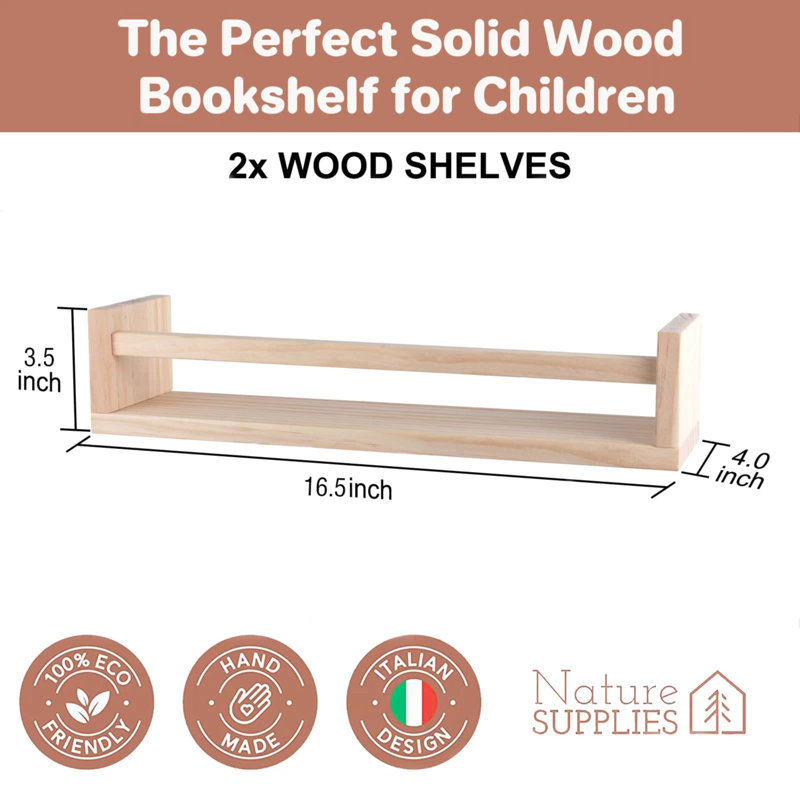 Orden 2 Piece Floating Shelf