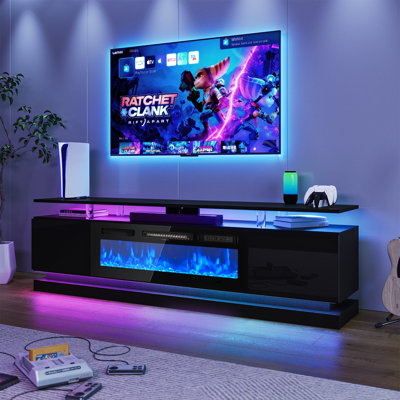70" TV Stand with 36" Electric Fireplacez