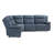 Jagger Velvet Power Reclining Sectional with USB Ports -101430384