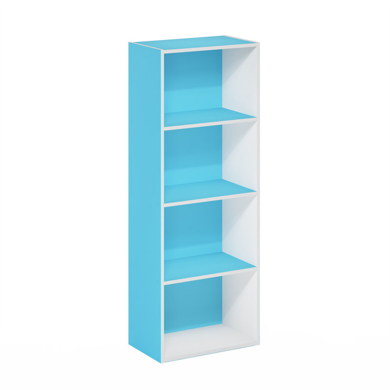 Bibliothèque standard Cannice, (4 tablettes) H 41,7 po x l 15,6 po x P 9,3 po, Bleu