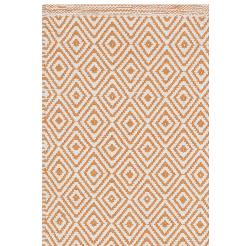 Dryden Hand Woven Cotton Geometric Rug, Rectangle 8' x 10'