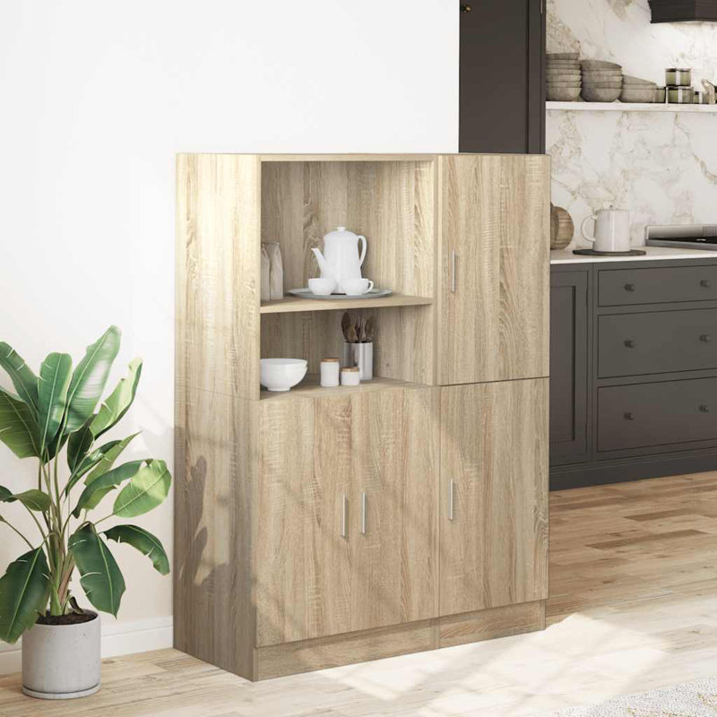 1 131.5cm Kitchen Pantry, Sonoma oak