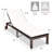 Antavia Outdoor Chaise Lounge , Cushion Included-1229649097