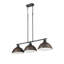 Luminaire suspendu linéaire 3 lumières Laramy-107150106-107150122