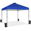 3m W x 3m D Metal Pop-Up Party Tent-112093782