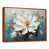 Toile avec cadre flottant brun