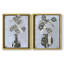 Fleurs graphiques dans un vase III - reproduction encadrée de qualité supérieure - prête à être accrochée - aucun clou requis - aucun clou requis-1574550373-1574550375