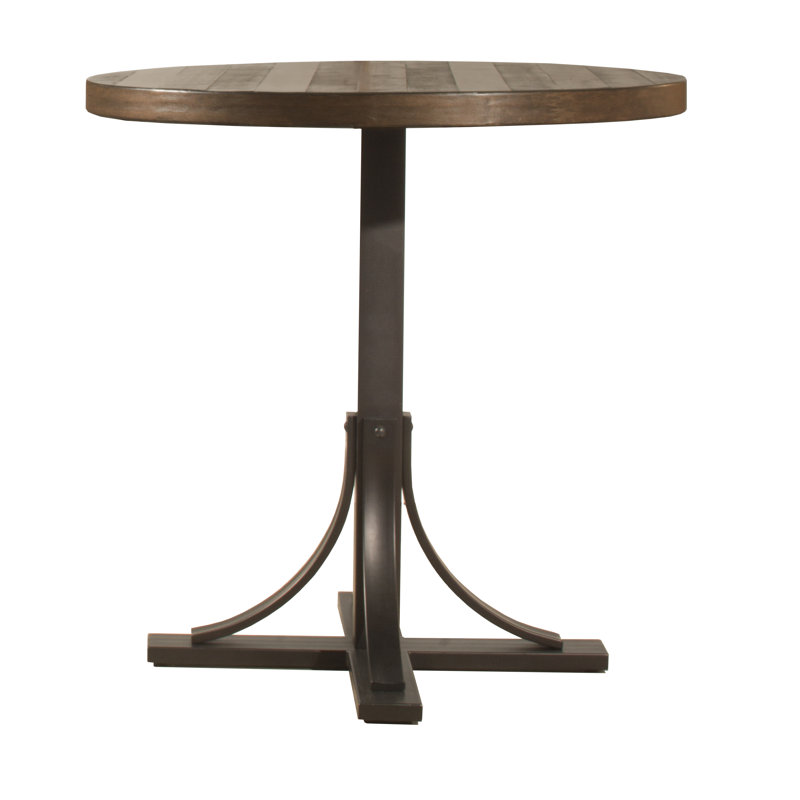 Huley Round Metal Base Dining Table