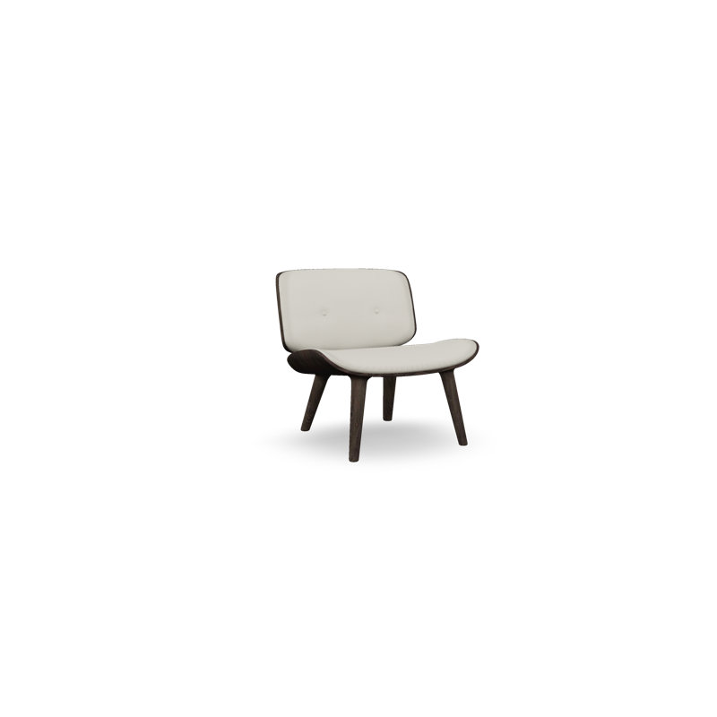 Nut Lounge Chair, Justo Bazalt, Wenge Oak