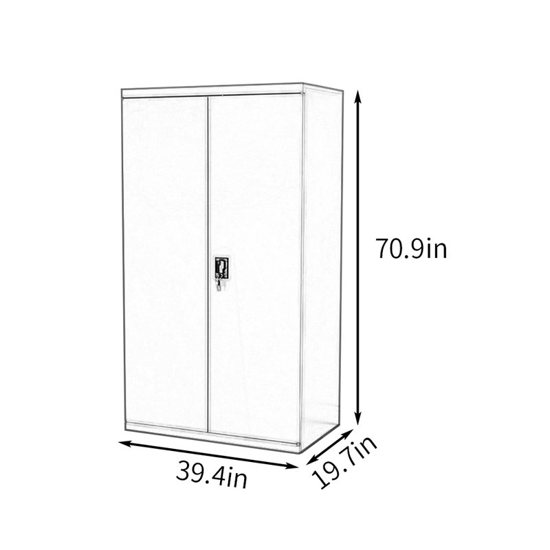 Multi-functional Large Capacity Garage Lockers, Black