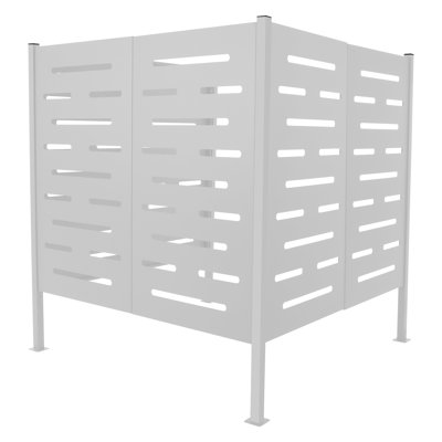 Iron Outdoor Air Conditioner Privacy Fence Equipment Enclosure