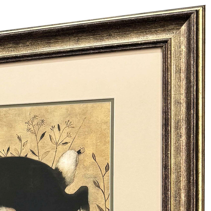 Folk Art Rabbit Framed Art