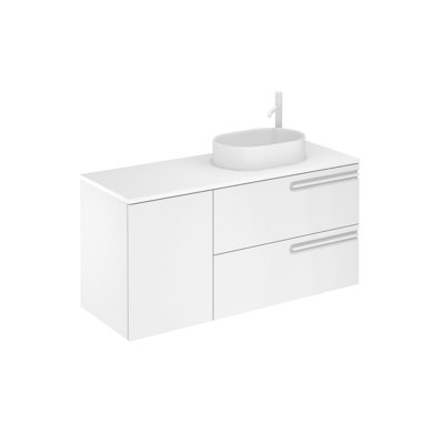Goltz 41'' Single Bathroom Vanity with Solid Surface Top