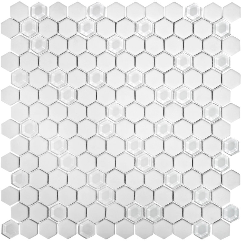 0.9 in. x 0.9 in. Honeycomb Matte Tile