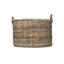 Lugowe Rattan Log Carrier Basket with Lining-742164982