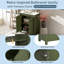[Meuble-lavabo de ferme 30 po] Lavabo en céramique | Porte à fermeture en douceur et tablette réglable | Cadre en bois vert olive moderne | Petit espace de rangement spacieux pour la salle de bain-1714160621