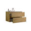 Meuble-lavabo mural de 30 po avec lavabo en céramique avec trois trous de robinet, grand meuble-lavabo flottant de rangement pour salle de bain moderne, pré-assemblé-1062338248