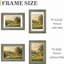 Cadre photo vert orné avec passe-partout pour affichage mural ou de table-129940150-129940149-129940140