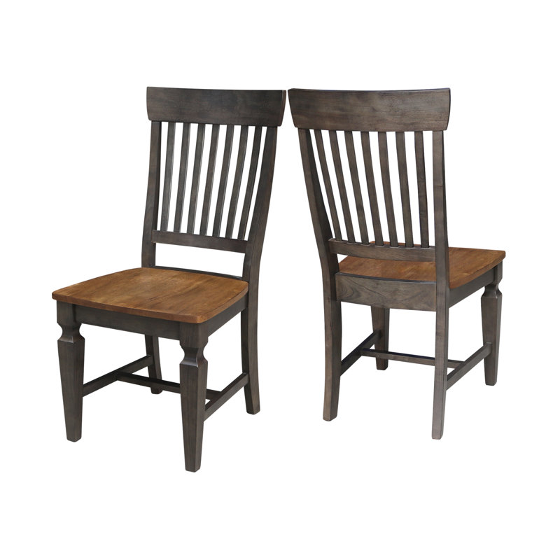 Chaise Slagle, Hickory / charbon délavé