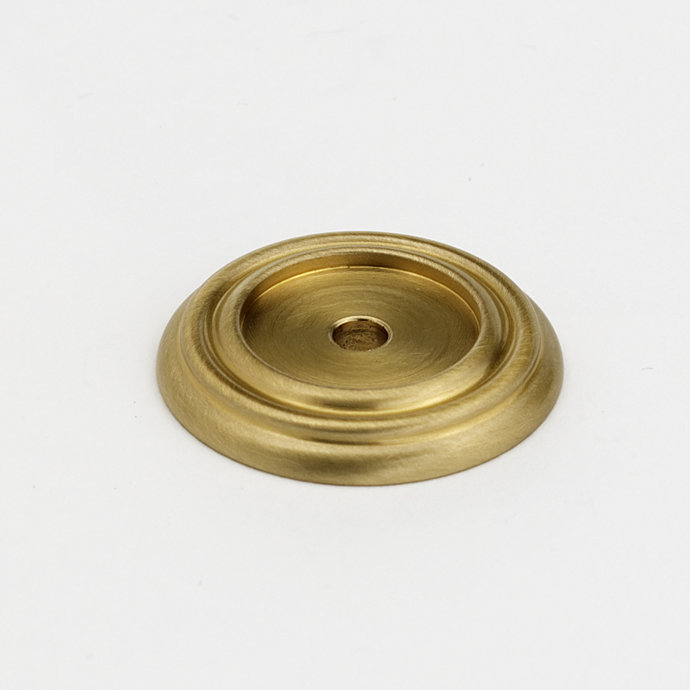 Charlie Metal Knob Backplate, 1.25" H x 1.25" W x 0.125" D
