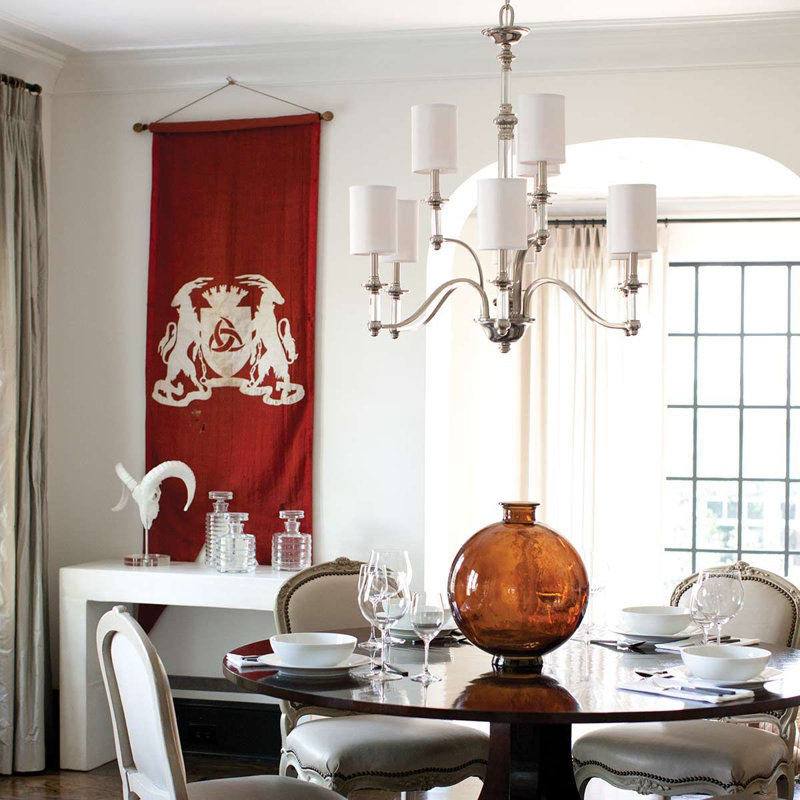 Reichman 9 - Light Shaded Chandelier