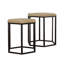Ensemble de 2 tables gigognes