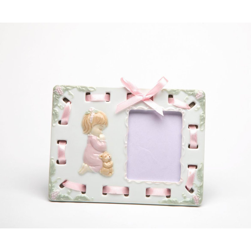 Baby Girl Ceramic Picture Frame 