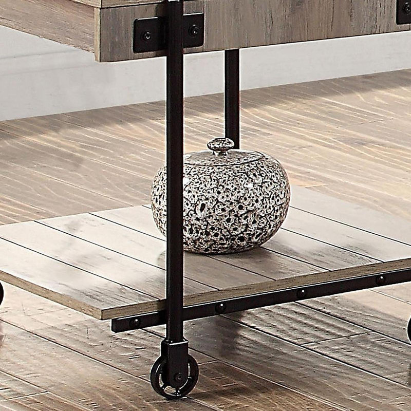 Table de bout de style industriel 1pc