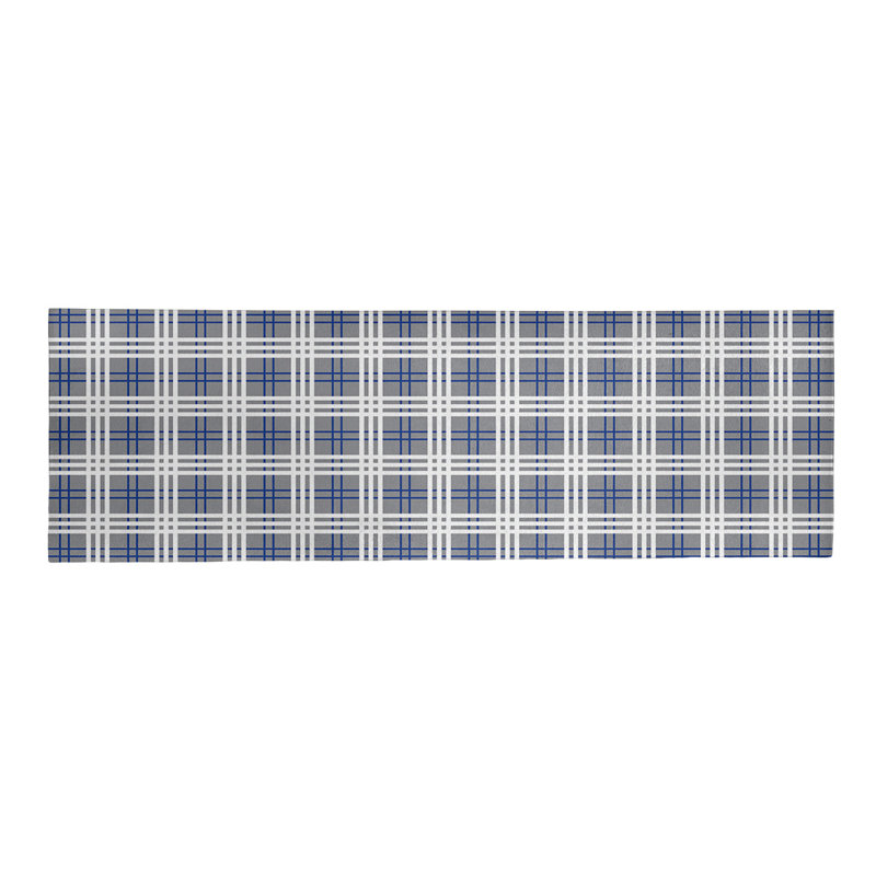 Tapis à carreaux gris, Tapis de couloir 2 pi 6 po x 8 pi