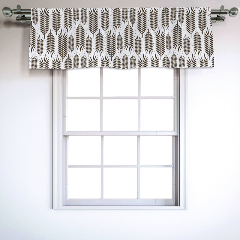Sateen Ruffled Window Valance