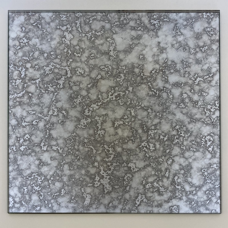 Venetian Antique 12 " x 12" Glass Vintage Wall Tile, Nightshade