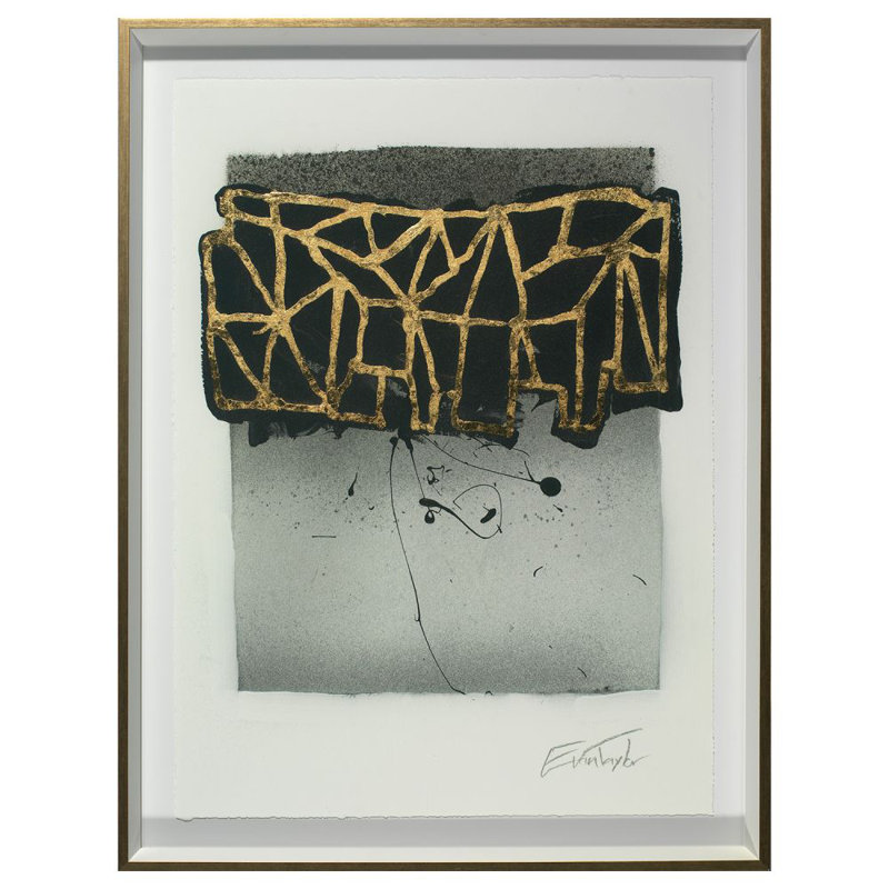 Oro Valley 5 Print by Evan Taylor, Brown, 34" H x 26" W x 2" D