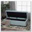 Banc de rangement rembourré à couvercle rabattable