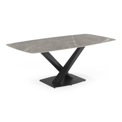 Damanpreet Metal Base Dining Table