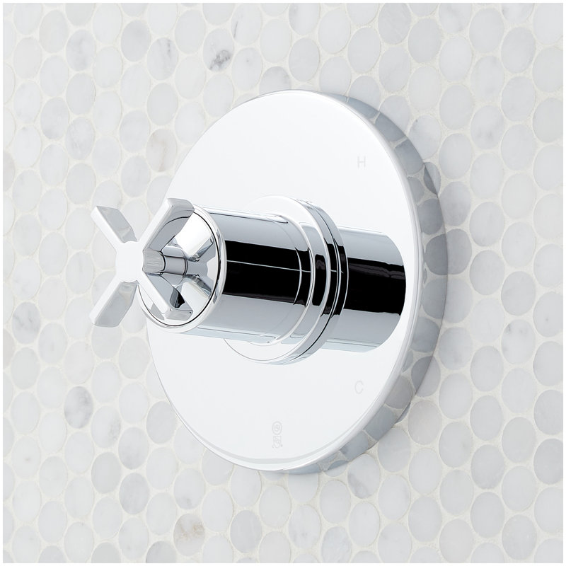 Vassor Pressure Balance Shower System - Chrome, Chrome
