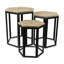 Tables gigognes en bois massif