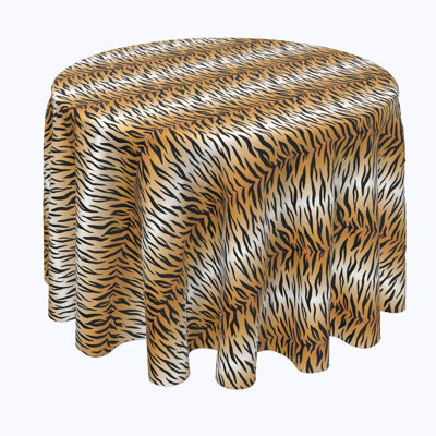 Hutsonville Animal Print Round Tablecloth
