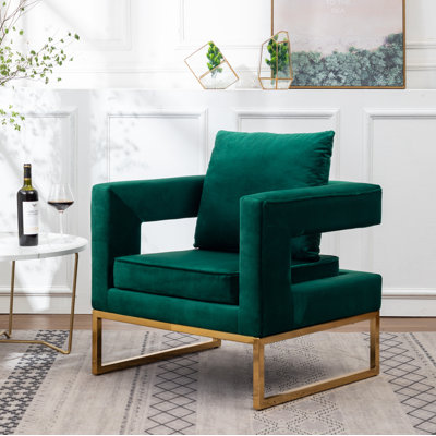 Upholstered Accent Arm Chair