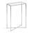 Marisol Narrow and Metal Rectangle Side Table-1416030229